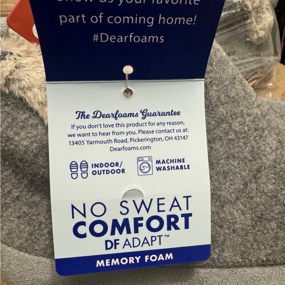 DLuxe By Dearfoam Dolly Felted Bootie Slippers- Gray M 7/8 - Picture 5 of 8